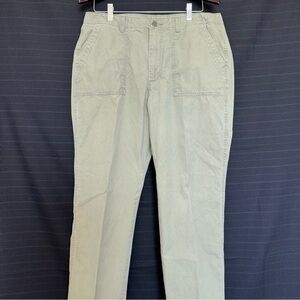 Levis Pants Womens 32 Green Chino Surplus Style Military Y2k Trouser Flat Front